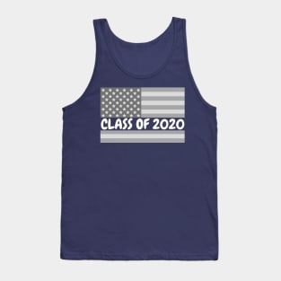 Class of 2020 Senior American Flag Graduation Gifts Tank Top